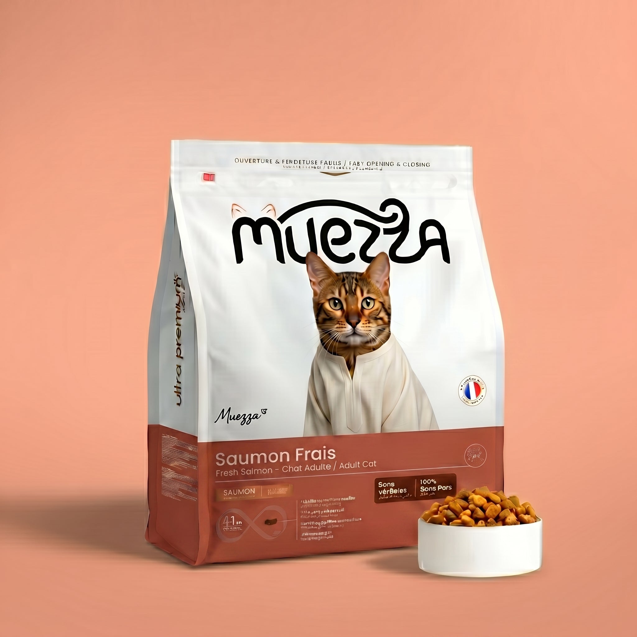 Croquettes Muezza Sans Céréales au Saumon Frais