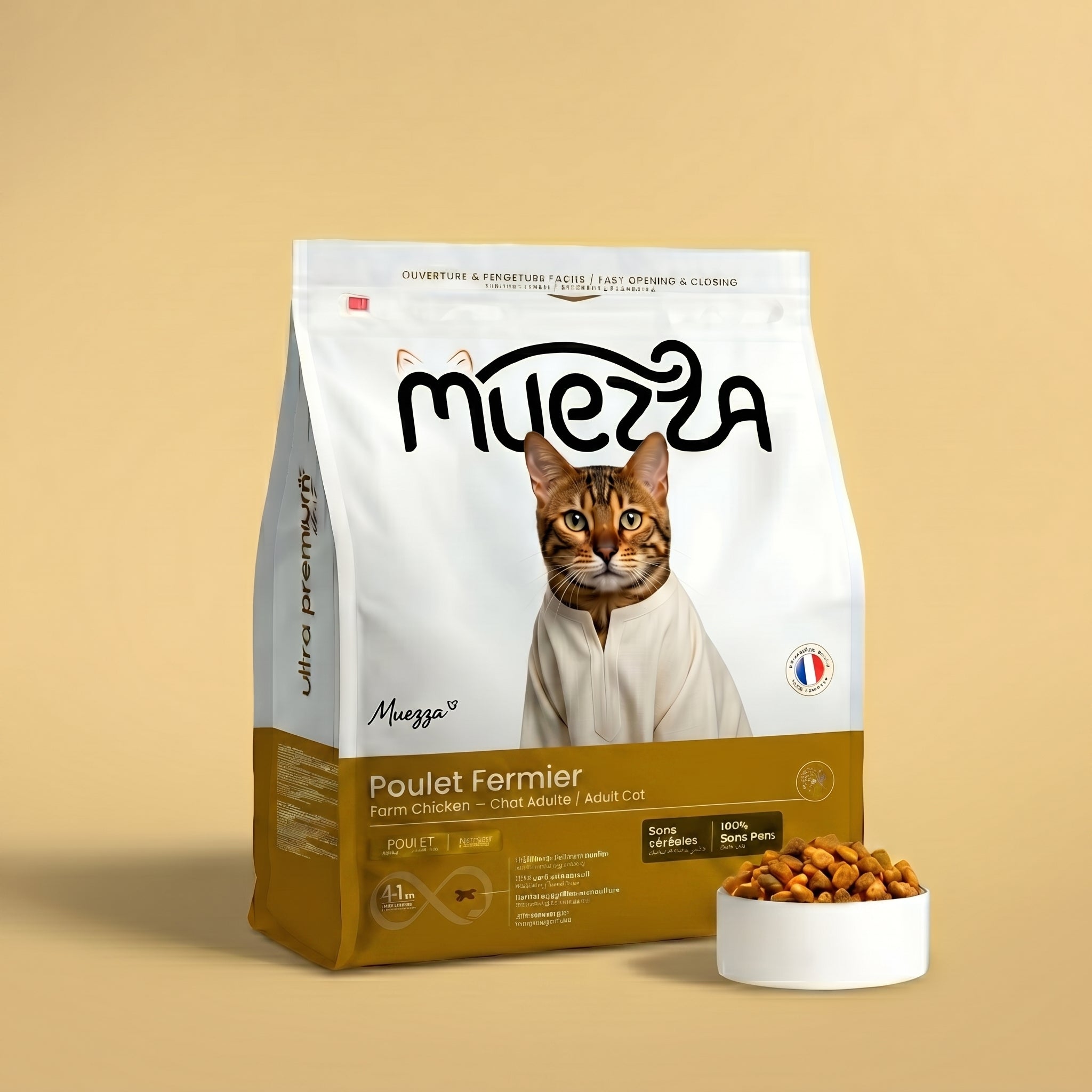 Croquettes Muezza Sans Céréales au Poulet